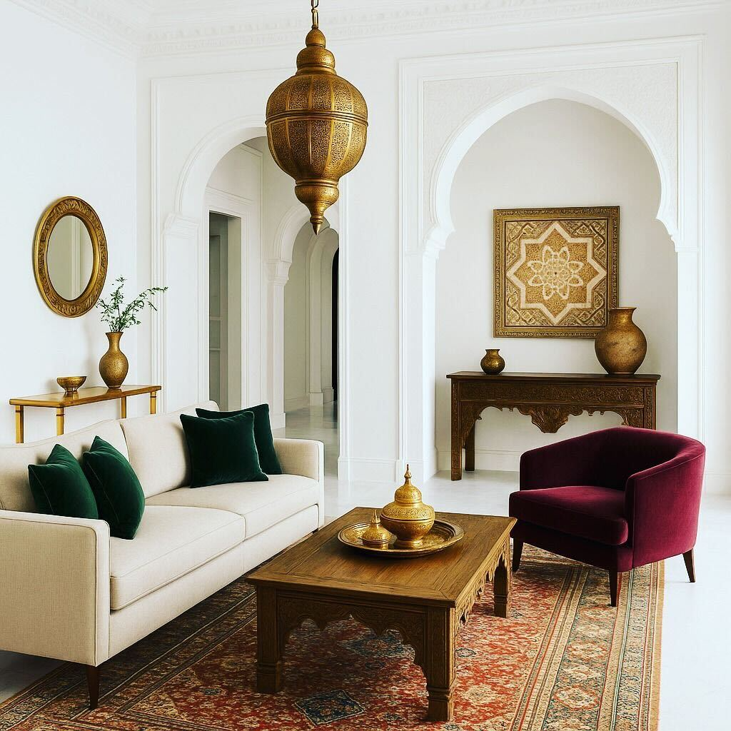 Warm living room
